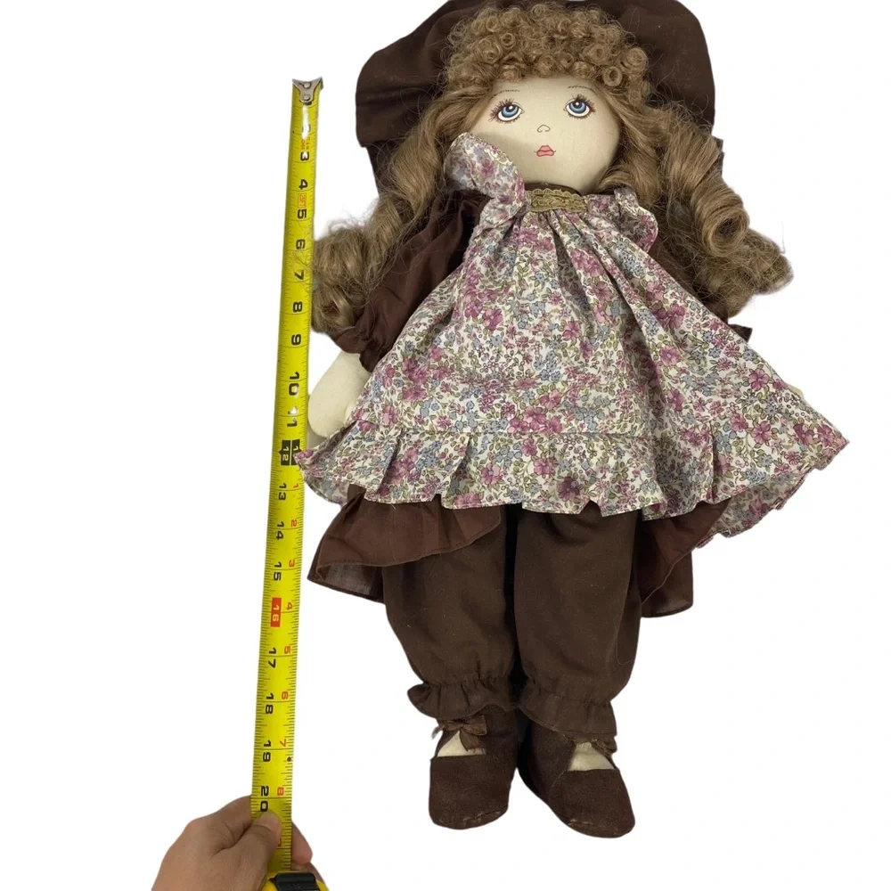 Dolls By Pauline Bjonness Jacobsen Brunette Cloth Rebecca Doll Vintage